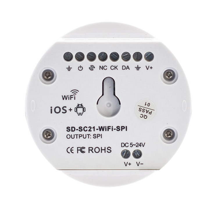 WiFi SPI Programmable Time Controller WiFi-SPI For WS2801 WS2812B LPD6803 Addressable Digital LED Strip Lights WiFi SPI Programmable Time Controller WiFi-SPI For WS2801 WS2812B LPD6803 Addressable Digital LED Strip Lights